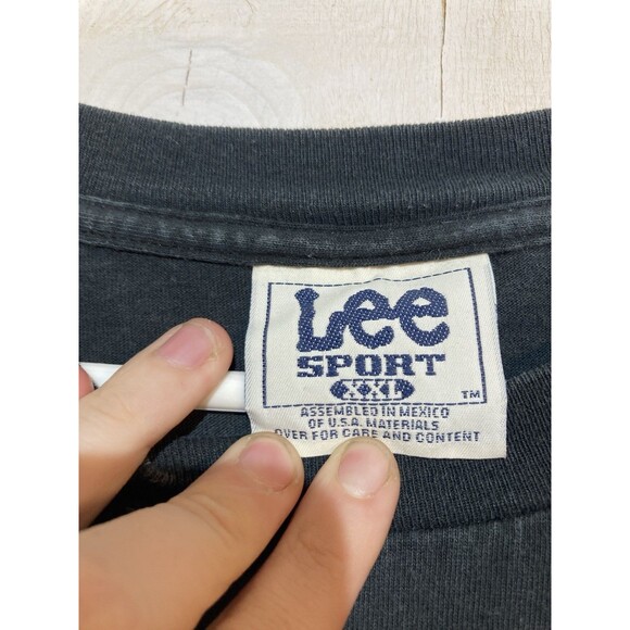 Vintage Atlanta Falcons Tee Tshirt XXL Nutmeg Mills NFL Black Embroidered Logo - Picture 4 of 6